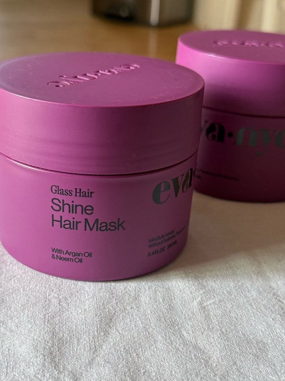 Eva NYC Glass Hair Shine Hair Mask Argan Neem Oil 8.4 oz New (1)
